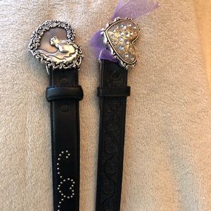 COPY - Two Size 26 Justin Brand New Belts